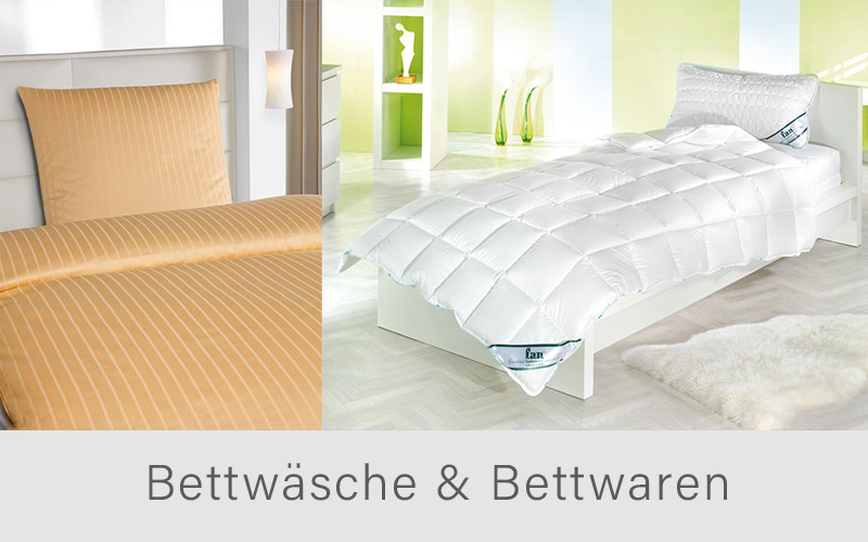 Bettwäsche & Bettwaren
