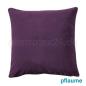 Preview: Dekokissen  Melva Velour Farbe pflaume