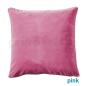 Preview: Dekokissen  Melva Velour Farbe pink