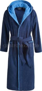 Preview: Egeria - Unisex-Bademantel "Cairo" - Walkfrottier - mit Kapuze - Gr. S