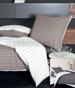 Seersucker Bettwäsche Tango 20020 bügelfrei mit Reißverschluß