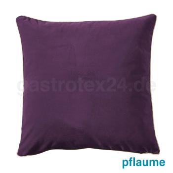 Dekokissen  Melva Velour Farbe pflaume