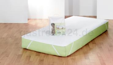 Matratzenschutz "Rüsselsheim Safe" 70/140 cm - mit unterseitiger Beschichtung, Nässeschutz und vier Eckgummis