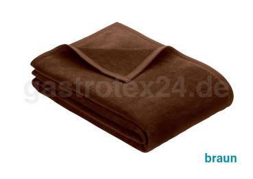 "Porto" - Hoteldecke - uni - 150/200 cm - Farbe: braun