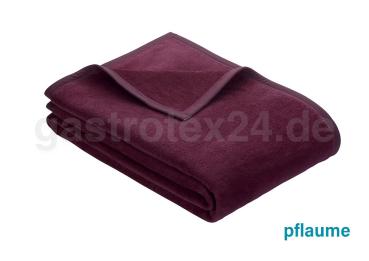 "Porto" - Hoteldecke - uni - 150/200 cm - Farbe: pflaume