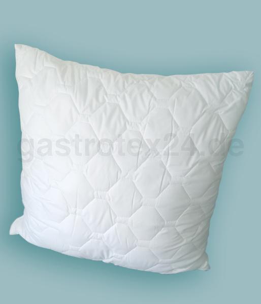 "Luxus"-Kopfkissen 40/80 cm - Steppkissen mit Dacron-Faserbällchen-Füllung - kochfest - 480 gr