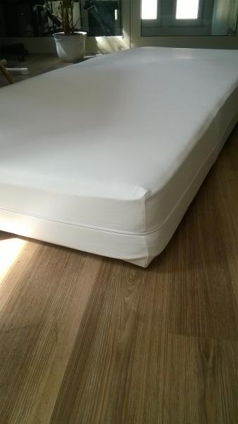 "J125"- Spannbettlaken wasserdicht 90/200/18 cm - abwischbar - Wischdesinfektion