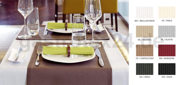 "Mondo" - Tischläufer 50/140 cm - Feinstreifen - 60% Baumwolle/40% Polyester - auftragsbezogene Anfertigung