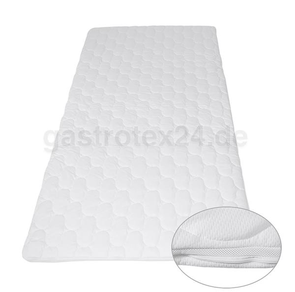 Topper "S" Matratzentopper 200/200 cm mit abnehmbarem, kochfestem Bezug