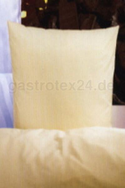 "Uranus"- Bettgarnitur 135/200 + 80/80 cm - 100% Baumwolle - Linon uni - mit Hotelverschluß - ca. 175 gr/qm