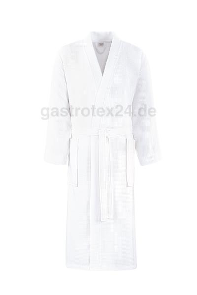 Waffelpiquet Hotel Bademantel Amrum weiß