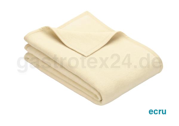 "Porto" - Hoteldecke - uni - 150/200 cm - Farbe: ecru