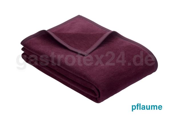 "Porto" - Hoteldecke - uni - 150/200 cm - Farbe: pflaume