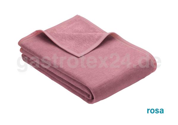 "Porto" - Hoteldecke - uni - 150/200 cm - Farbe: rosa