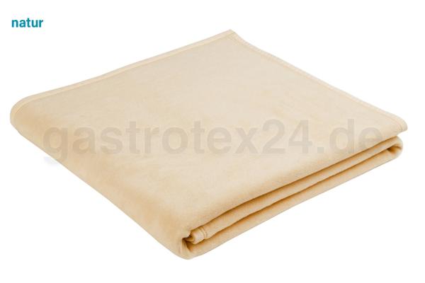 Wolldecke "Balance" 150/200 cm in Farbe natur für Hotel und Pflege