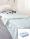 Frottierdecke "OP-1" - Zwirnfrottier - 155/220 cm - 100% Baumwolle - blau, mint