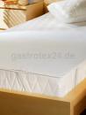 "1607-Jever Basic" 90/200 cm - Matratzenauflage mit vier Eckgummis - 300 gr/qm