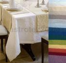 "Cordoba" - Tischläufer 30/120 cm, 40/130 cm, 45/130 cm - bügelfreie Tischwäsche - 70% Baumwolle/30% Polyester - mit Floralmuster allover - auftragsbezogene Anfertigung